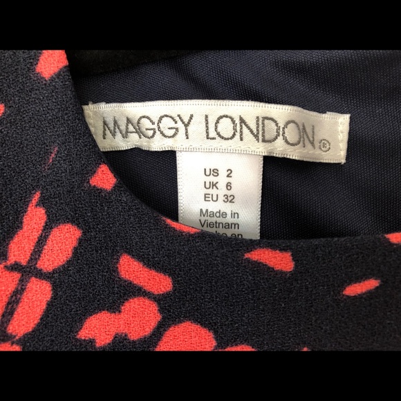 Maggy London Unworn Long sleeve Dress, Size 2 - Picture 3 of 3